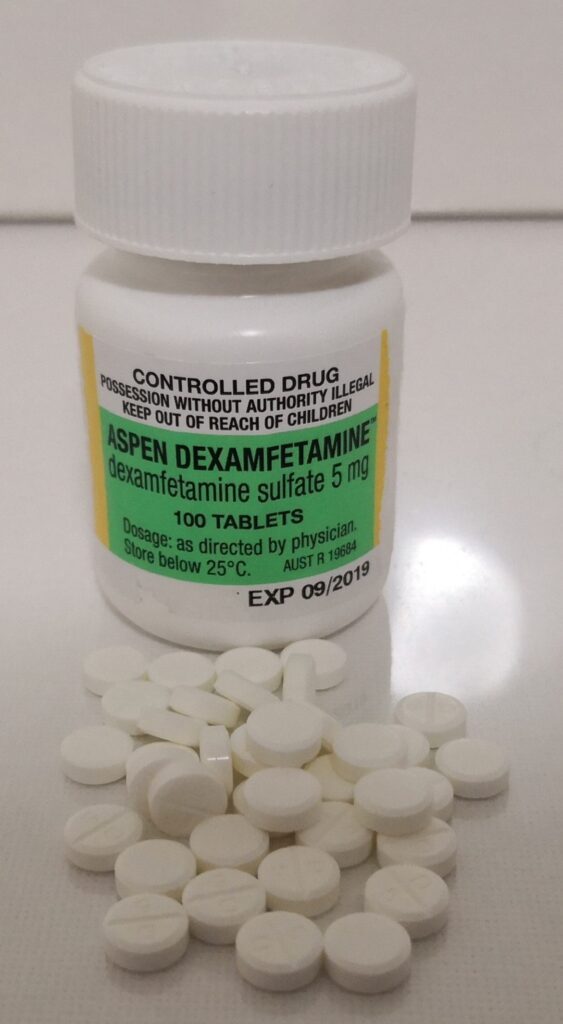 DEXAMFETAMINE (DEXEDRINE) 5MG (100 TABLETS)